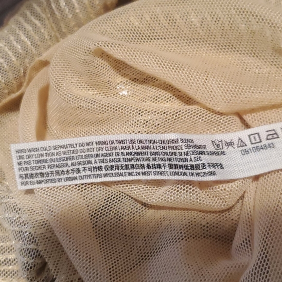 HP 🎉 NWT Free People Gold Rush Mini Dress - Picture 9 of 9